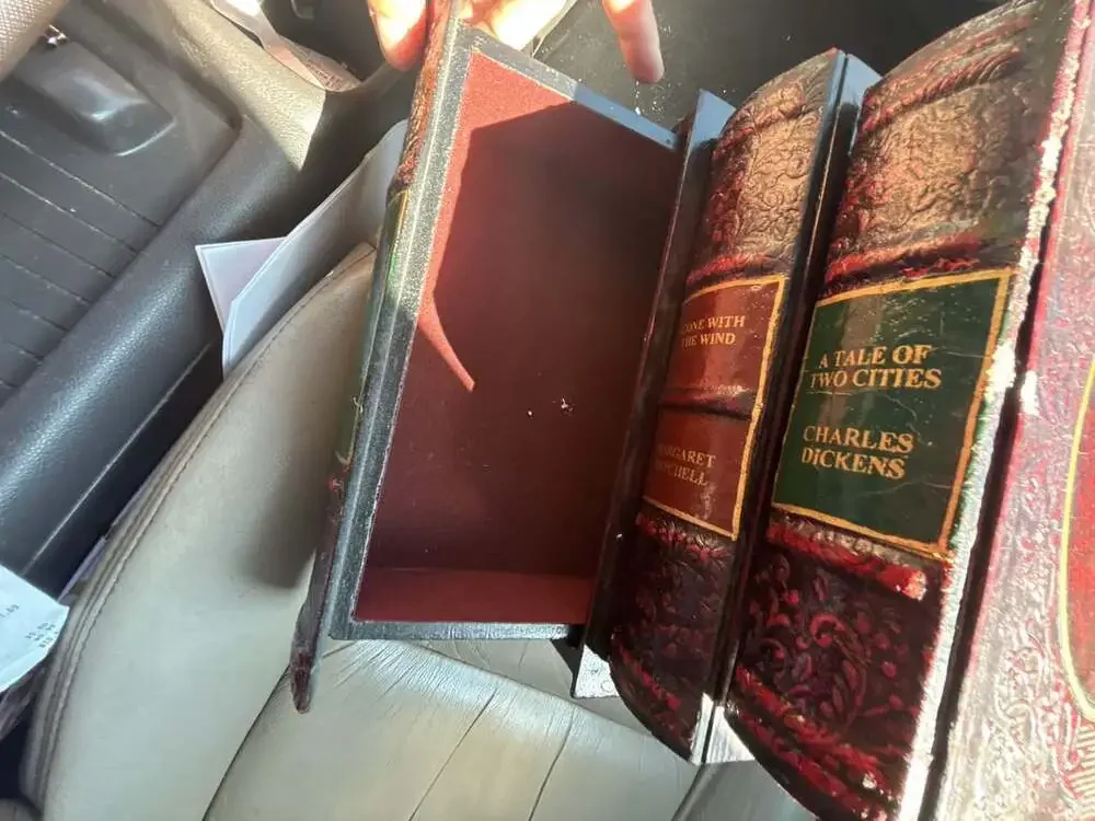 Decorative Book Storage Box Secret Book Safe Drawer Stash